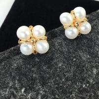 Freshwater Pearl Earrings with 14K Gold for woman golden Sold By Pair