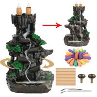 Backflow Incense Burner Porcelain plated for home and office & durable & double-sided Sold By PC