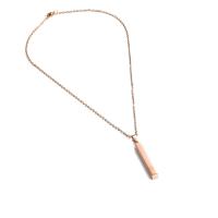 Stainless Steel Jewelry Necklace with Titanium Steel plated Unisex Length 44.6 cm Sold By PC