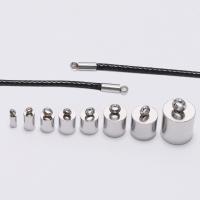 Stainless Steel End Caps, plated, DIY & different size for choice, more colors for choice, 10PCs/Bag, Sold By Bag