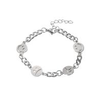 Titanium Steel Bracelet & Bangle, polished, Unisex & different styles for choice, Sold By Strand