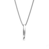 Titan stål halsband, polerad, Unisex & olika stilar för val, Säljs av Strand