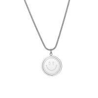 Stainless Steel Sweater Chain Necklace Titanium Steel with Zinc Alloy polished 360 Degree Rotating & Unisex Sold Per Approx 23.62 Inch Strand