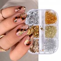 Colorful Foil Paper Nail Tin Foil, DIY & for woman, more colors for choice, 125x50x10mm, Sold By PC