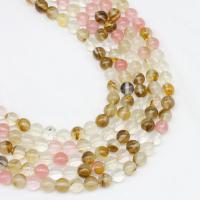 Watermelon Beads, Round, polished, DIY, mixed colors, Length:38 cm, Sold By PC
