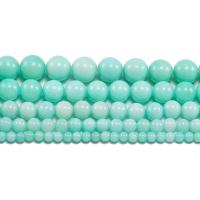 Chalcedony Beads Round polished DIY green Sold Per 38 cm Strand