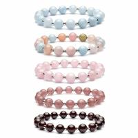 Gemstone Bracelets Natural Stone with Zinc Alloy for woman Length 19 cm Sold By PC