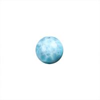 Larimar Beads Round DIY blue Sold By PC