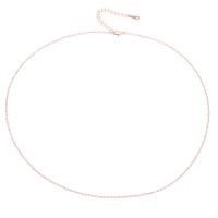 Messingkette Halskette, 304 Edelstahl, Galvanische Beschichtung, Cross-Kette & unisex, keine, Länge:52 cm, verkauft von PC