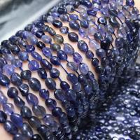 Iolite Perle, Klumpen, DIY, violett, verkauft per 38 cm Strang