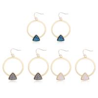 Zinc Alloy Drop Earrings Acetate with Zinc Alloy for woman Sold By Pair