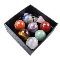 Natural Stone Ball Sphere, mixed colors, 22mmuff0c20-22mmuff0c35x50mmuff0c200mm, Sold By PC