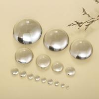 Crystal Cabochons, Round, polished, for time gem cabochon, Crystal, Sold By PC