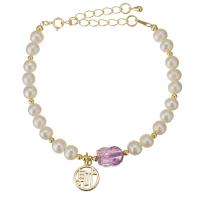 Gold Filled Jewelry Freshwater Pearl with Gold Filled with 2 lnch extender chain 14K gold-filled for woman white 6mm Length Approx 6 Inch Sold By PC