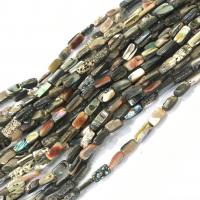 Abalone -Shell-Beads, conchiglia Abalone, Pepite, lucido, DIY, colori misti, 5-10mm, Appross. 40PC/filo, Venduto per 38 cm filo