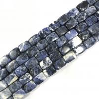 Natural Sodalite Beads, Rectangle, polished, DIY, blue, 13x18mm, Approx 22PCs/Strand, Sold Per 38 cm Strand