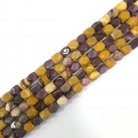 Κρόκο Stone Beads, Ακανόνιστη, γυαλισμένο, DIY & πολύπλευρη, μικτά χρώματα, 10-12mm, Περίπου 34PCs/Strand, Sold Per 38 cm Strand