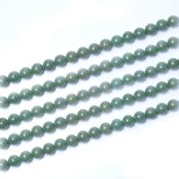 Aventurine χάντρες, Πράσινη Aventurine, Γύρος, DIY, πράσινος, Sold Per 38 cm Strand