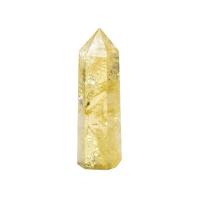Cristal amarelo Decoração Ponto, Polígono, polido, amarelo, vendido por PC