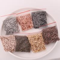 ABS Plastic Beads Square plated DIY Sold By Bag