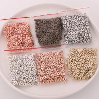ABS Plastic Beads, Donut, plated, DIY, more colors for choice, 2x6mm, 1000PCs/Bag, Sold By Bag