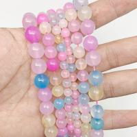 Morganite Beads, Round, polished, DIY & different size for choice, Sold By Strand