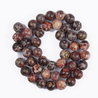 Leopard Skin Jasper Beads, Natural Stone, polished, DIY & different size for choice, Sold By Strand