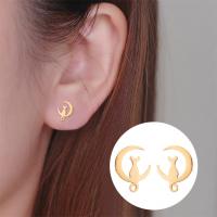 Edelstahl Ohrringe, plattiert, Modeschmuck & für Frau, keine, verkauft von Paar