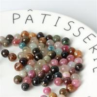 Tourmaline Beads, Round, DIY & different size for choice, more colors for choice, Sold By PC