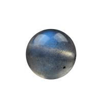 Natural Labradorite Beads, Moonstone, Round, DIY & different size for choice, grey, Sold By PC