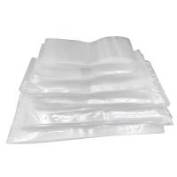 Resealable Plastic Zip Lock Bag, Aluminum, Rectangle, clear, 500PCs/Bag, Sold By Bag
