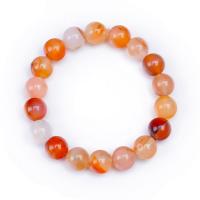 Gemstone Bracelets, Red Aventurine, Round, Unisex & anti-fatigue, red, Length:19 cm, Sold By PC