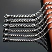 Stainless Steel Chain Ogrlica, Nehrđajući čelik, uglađen, možete DIY & bez spolne razlike, Prodano By PC