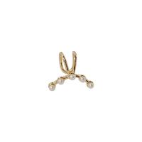 Pendientes Ear Cuff, metal, con Perlas plásticas, Joyería & para mujer, libre de níquel, plomo & cadmio, 14mm, Vendido por UD