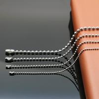 Нержавеющая сталь Nekclace цепи, нержавеющая сталь, полированный, DIY & разный размер для выбора & мяч цепь, оригинальный цвет, продается PC
