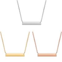 Stainless Steel Jewelry Necklace, polished, fashion jewelry & for woman, more colors for choice, Sold By PC