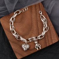 Brass Bracelet & Bangle silver color plated for woman Length Approx 7.87 Inch Sold By PC
