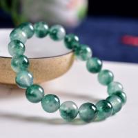 Gemstone Bracelets Grass Chalcedony fashion jewelry & Unisex Sold By Strand