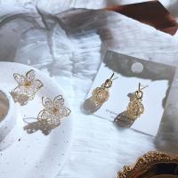 النحاس القرط قطرة, مجوهرات الموضة & أنماط مختلفة للاختيار & للمرأة, النيكل والرصاص والكادميوم الحرة, تباع بواسطة زوج