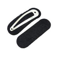 Hair Clip Findings, Felt, more colors for choice, 100PCs/Bag, Sold By Bag