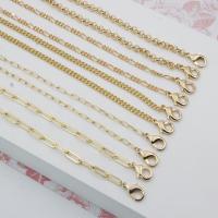 Zinc Alloy Mask Chain Holder gold color plated Length Approx 27.56 Inch Sold By PC