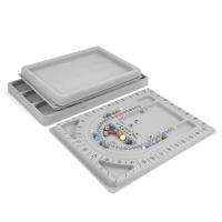 Flocking Fabric Beads Sizer Board grey Sold By PC
