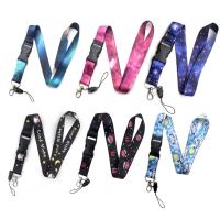 Mobile Phone Lanyard, Polyester, with Tibetan Style, more colors for choice, 25x515mm, Sold By PC