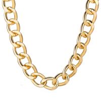 Zinc Alloy smykker halskæde, mode smykker & Unisex & forskellige stilarter for valg, flere farver til valg, nikkel, bly & cadmium fri, Solgt af PC