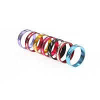 Zink Alloy Finger Ring, Unisex, blandade färger, 19x19x5mm, 100PC/Bag, Säljs av Bag
