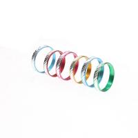 Zink Alloy Finger Ring, Unisex, blandade färger, 19x19x5mm, 100PC/Bag, Säljs av Bag
