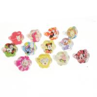 Children Finger Ring, Resin, for children, mixed colors, 21x21x14mm, 100PCs/Bag, Sold By Bag
