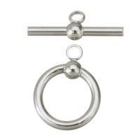 Stainless Steel Toggle Clasp 2 pieces & fashion jewelry & DIY original color  Approx 2.5mm Sold By Set