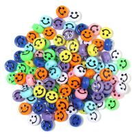 Acrylic Jewelry Beads Smiling Face facial expression series & DIY 10mm Approx 2.2mm Sold By Bag