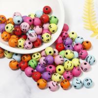 Acrylic Jewelry Beads, Smiling Face, facial expression series & different packing style for choice & DIY & different size for choice & different styles for choice, more colors for choice, Sold By Bag